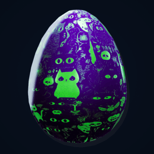 Virispore's Hexmirth, a Luminant Egg