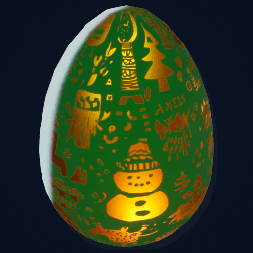 Winterkind's Carol, a Gilded Egg