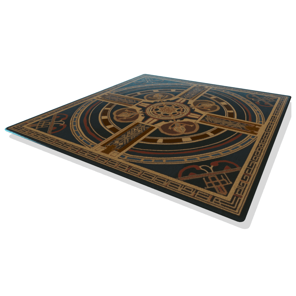 Arthurian Square Rug
