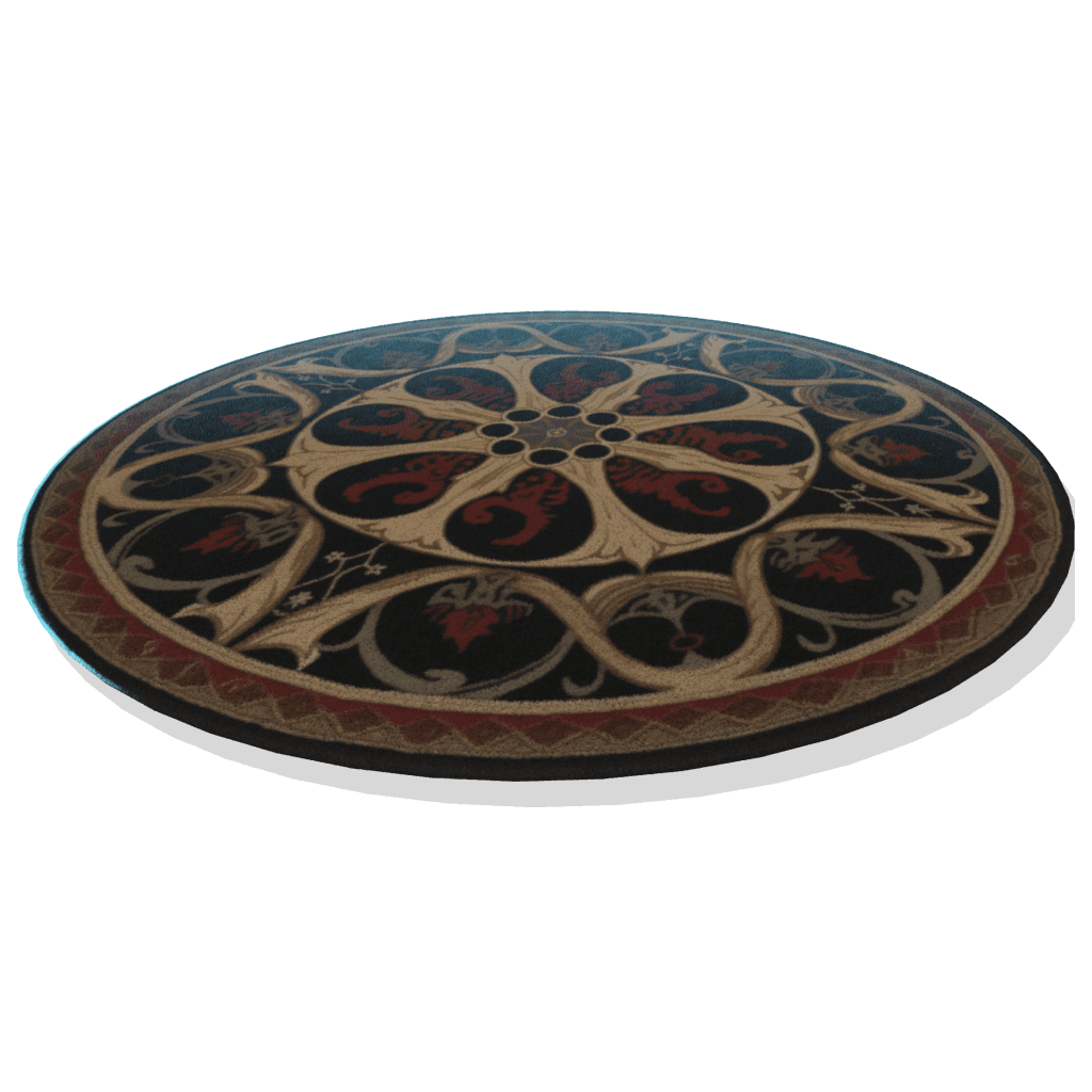 Arthurian Round Rug