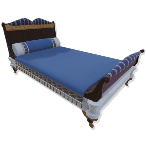 Egyptian Sleigh Bed