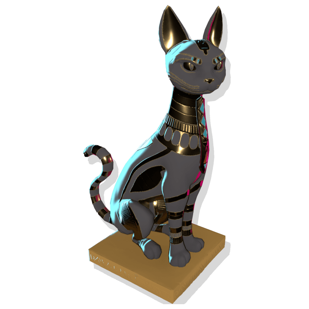 Egyptian Cat Statue