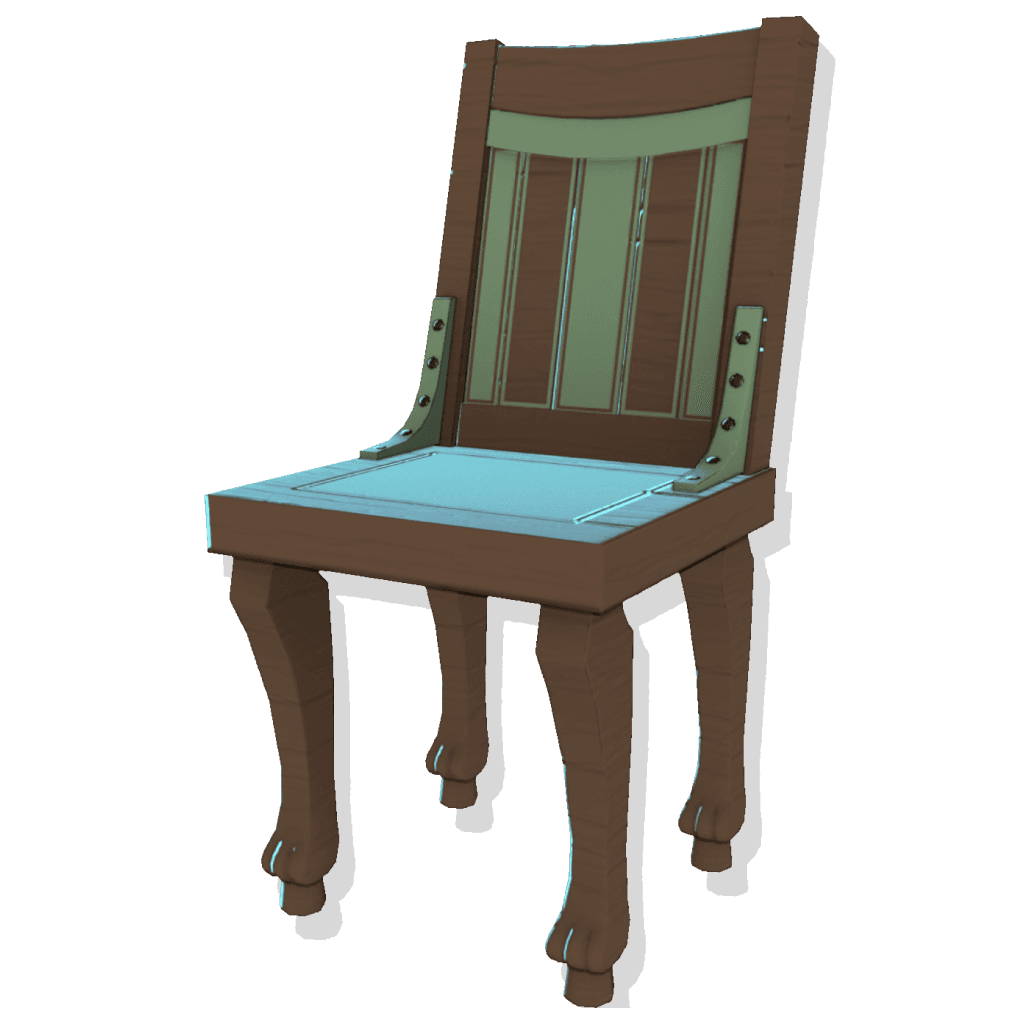 Egyptian Patterned Chair