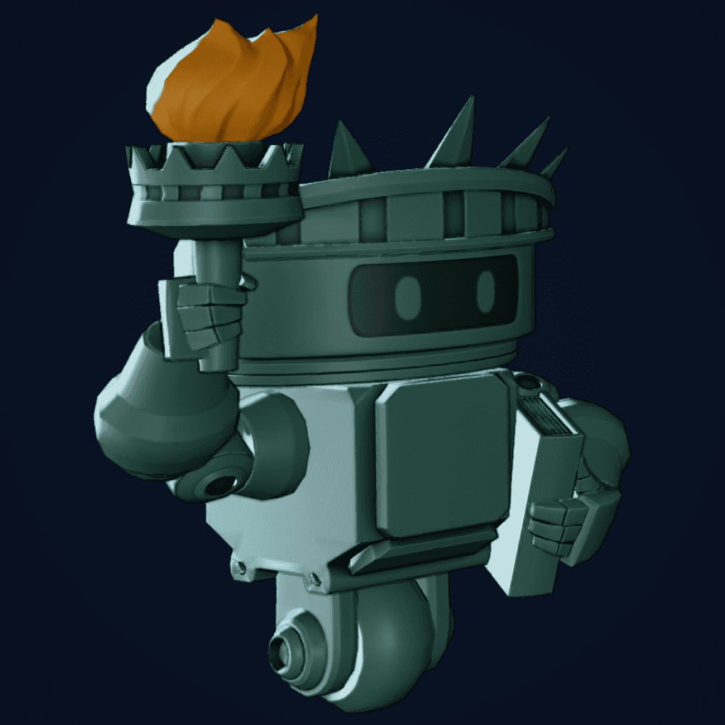 Clockie Statue of Liberty