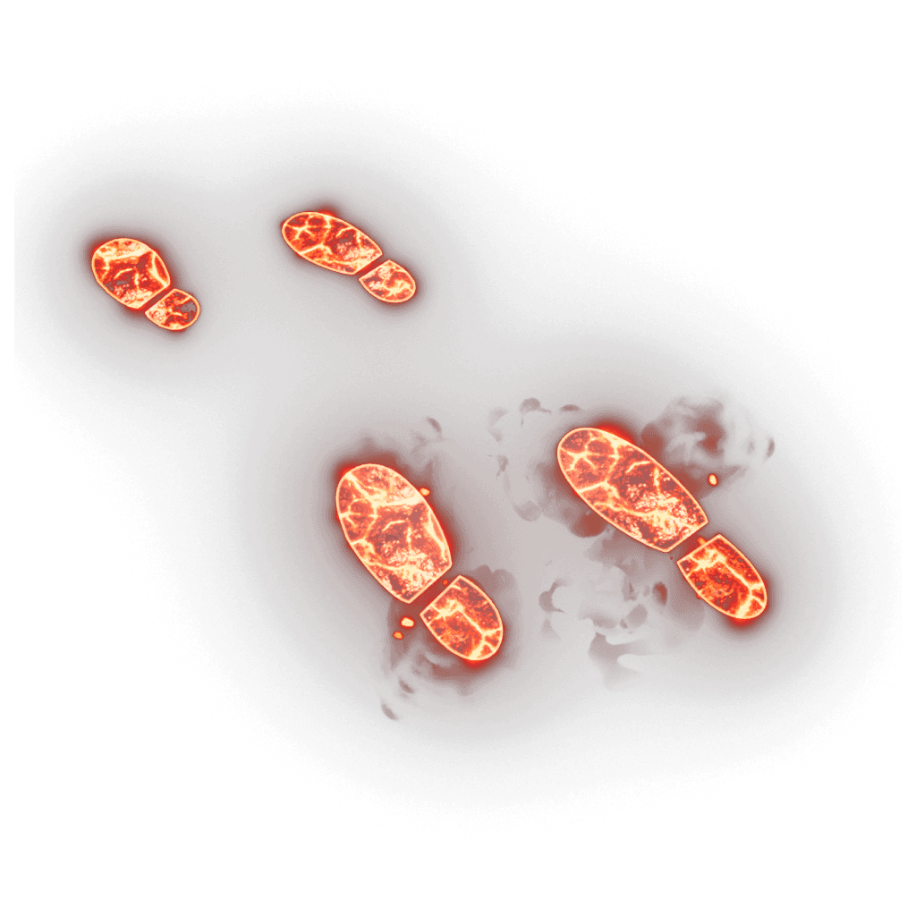 Explosive Footstep Decal