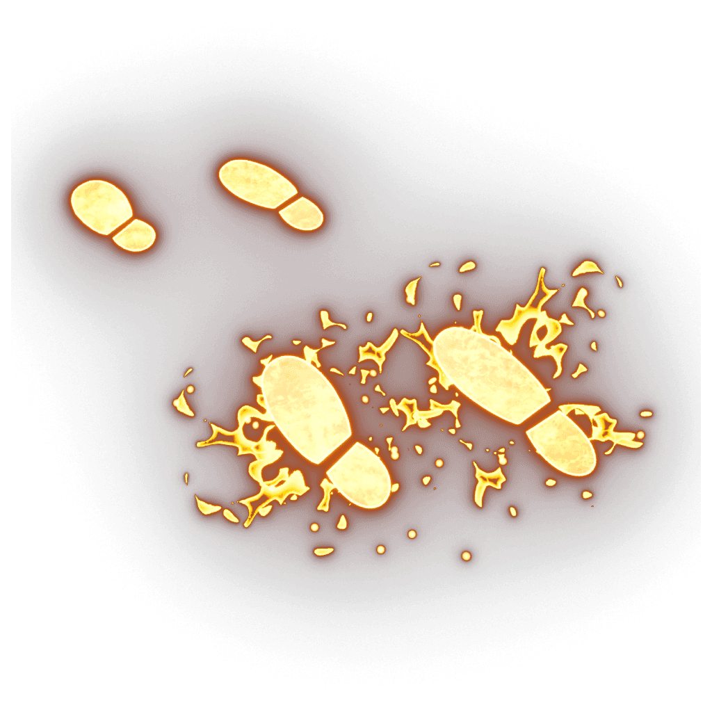 Lava Footstep Decal