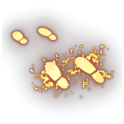 Lava Footstep Decal