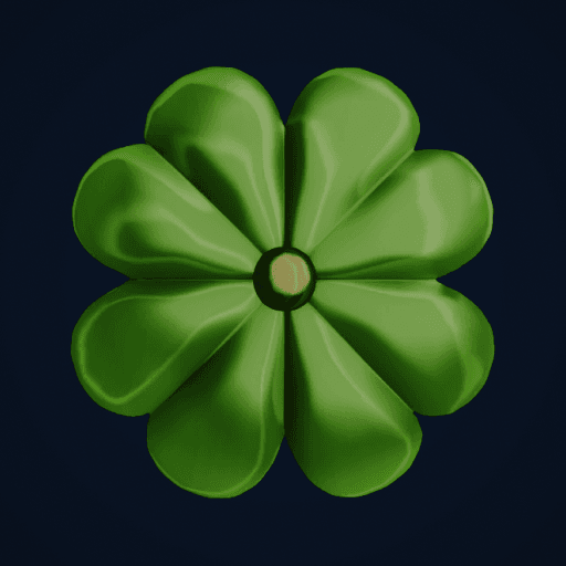 Clover Footstep Decal