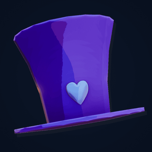 Violetbloom Top Hat