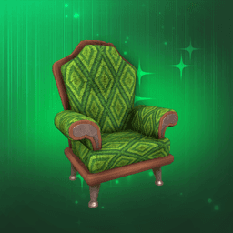 Dark Wood Armchair