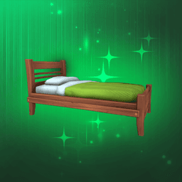 Dark Wood Bed