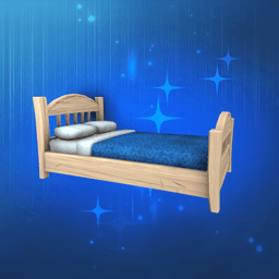 Light Wood Bed