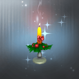 Small Winter Festival Candle