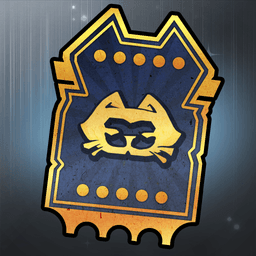 Blue "Mask" Ticket