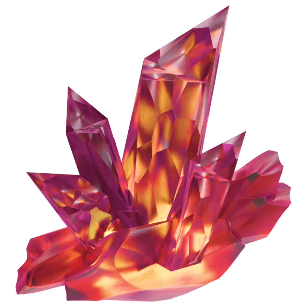 Saturated Blushfire Lattice