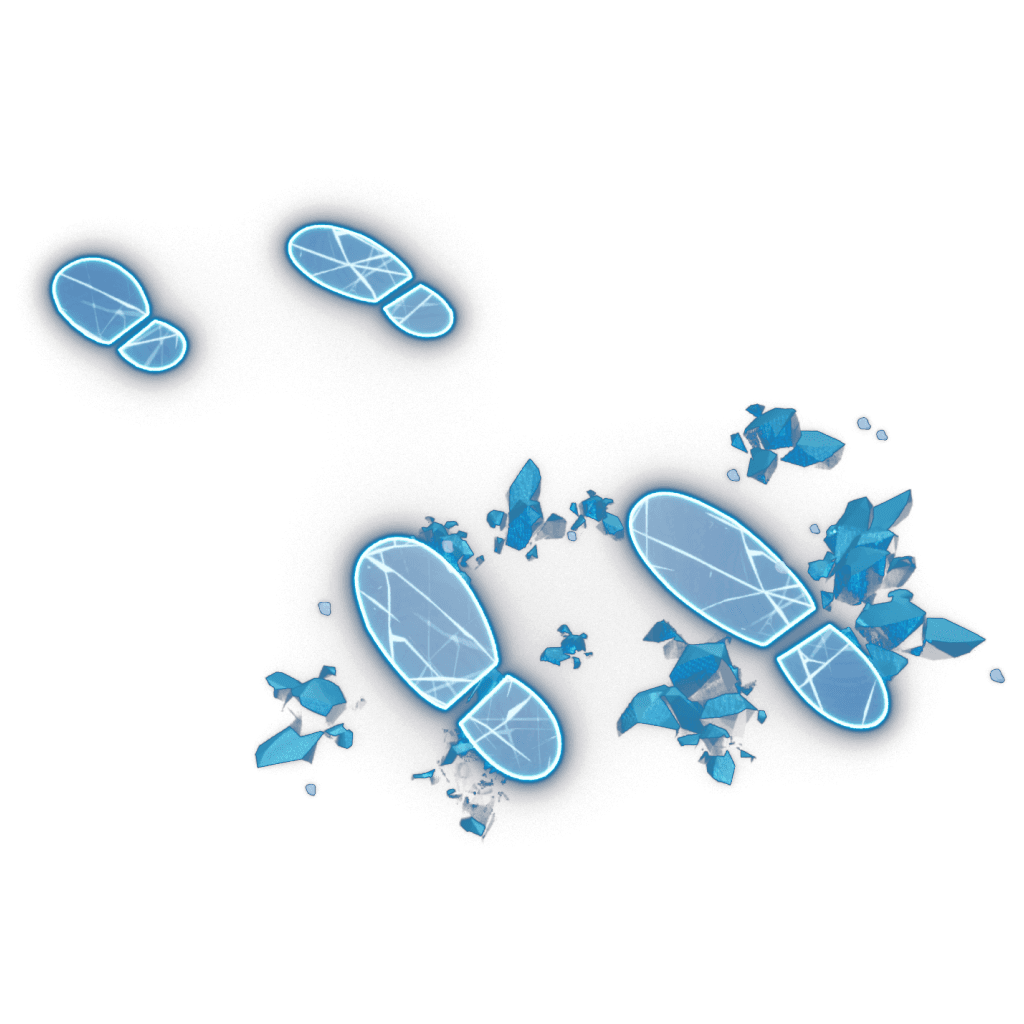 Cold Footstep Decal