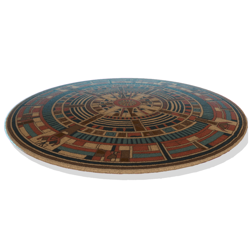 Egyptian Round Rug