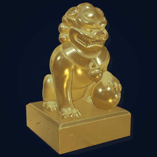 Golden Relic of the Dragon King's Eternal Rule